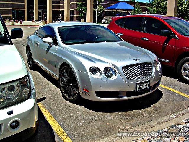 Bentley Continental spotted in Greenwood, Colorado