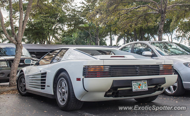 Ferrari Testarossa spotted in Boca Raton, Florida