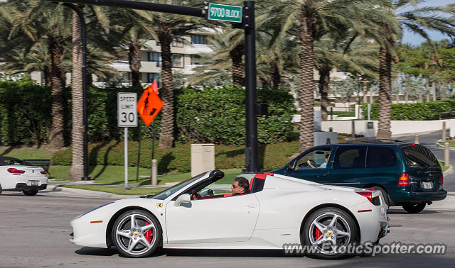 Ferrari 458 Italia spotted in Miami, Florida