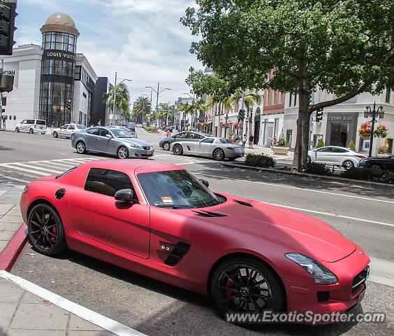 Mercedes SLS AMG spotted in Beverly Hills, California