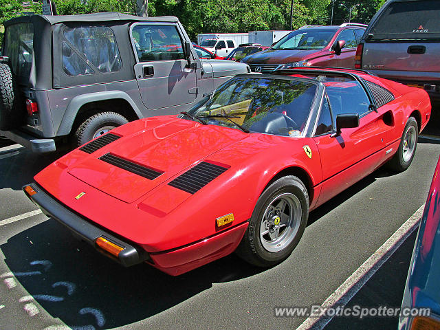 Ferrari 308 spotted in Greenwich, Connecticut