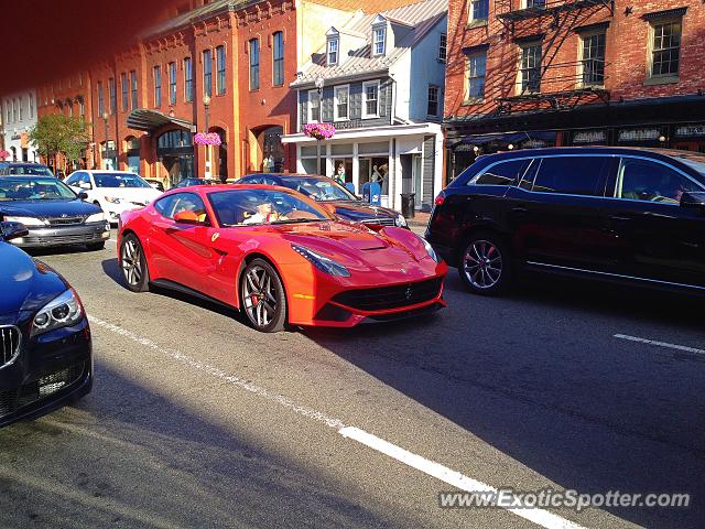 Ferrari F12 spotted in Washington, D.C., Virginia