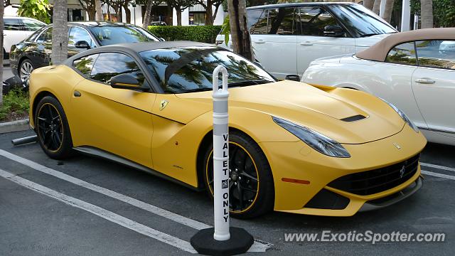 Ferrari F12 spotted in Bal Harbour, Florida