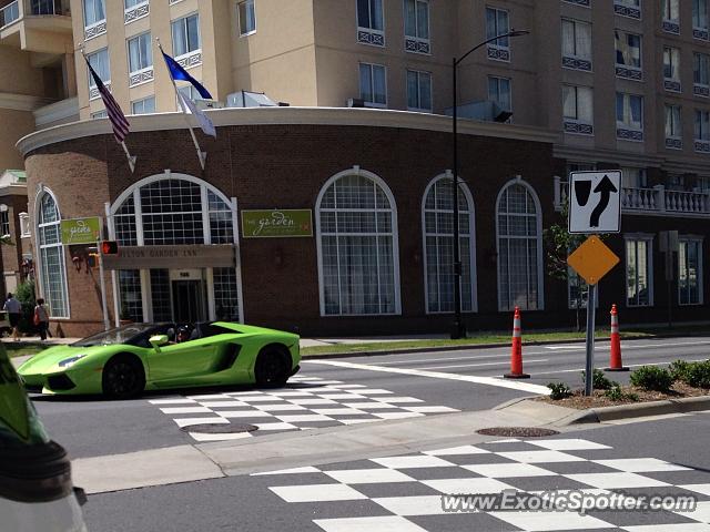 Lamborghini Aventador spotted in Charlotte, North Carolina