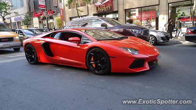 Lamborghini Aventador spotted in Montreal, Canada