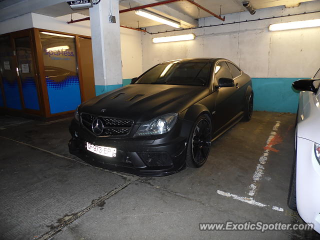 Mercedes C63 AMG Black Series spotted in London, United Kingdom