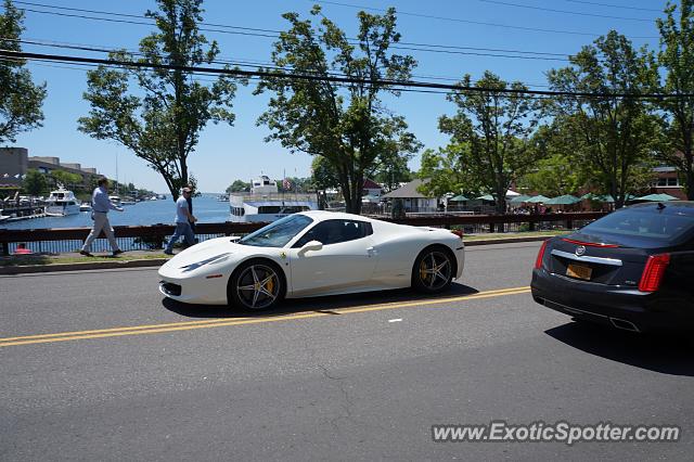 Ferrari 458 Italia spotted in Greenwich, Connecticut