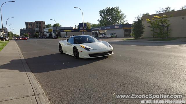 Ferrari 458 Italia spotted in Montreal, Canada