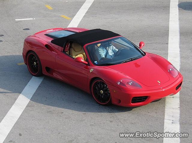 Ferrari 360 Modena spotted in Fort Lauderdale, Florida