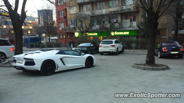 Lamborghini Aventador spotted in Sofia, Bulgaria