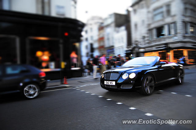 Bentley Continental spotted in London, United Kingdom