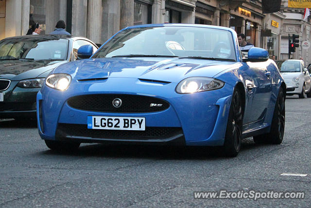 Jaguar XKR-S spotted in London, United Kingdom