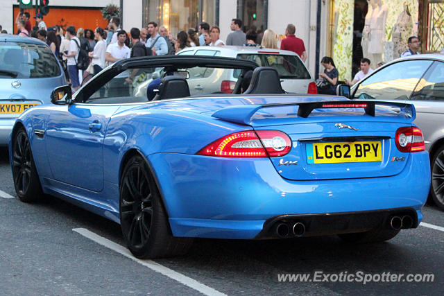 Jaguar XKR-S spotted in London, United Kingdom