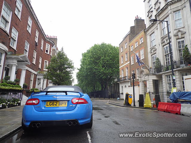 Jaguar XKR-S spotted in London, United Kingdom