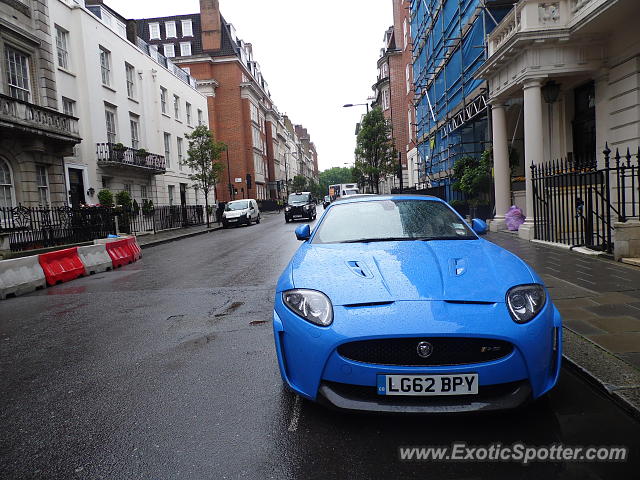 Jaguar XKR-S spotted in London, United Kingdom