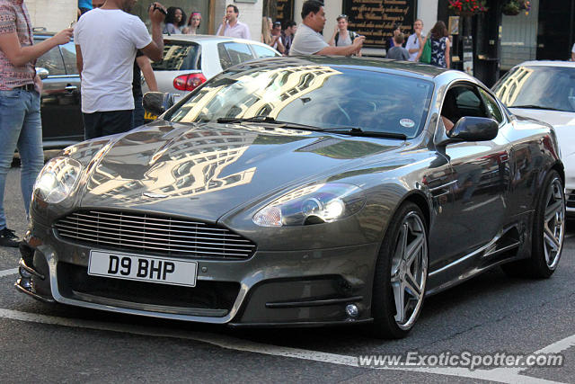 Aston Martin DB9 spotted in London, United Kingdom