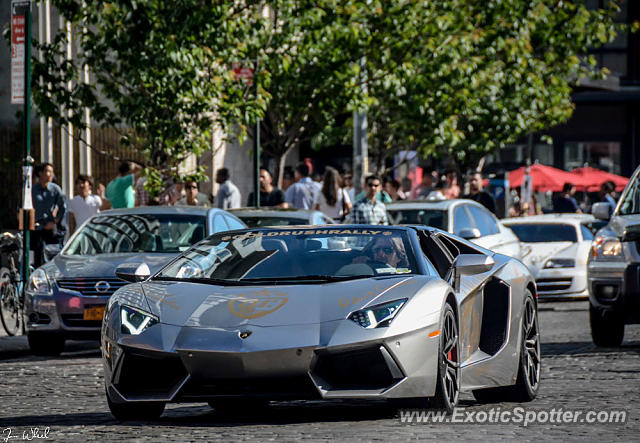 Lamborghini Aventador spotted in New York, New York