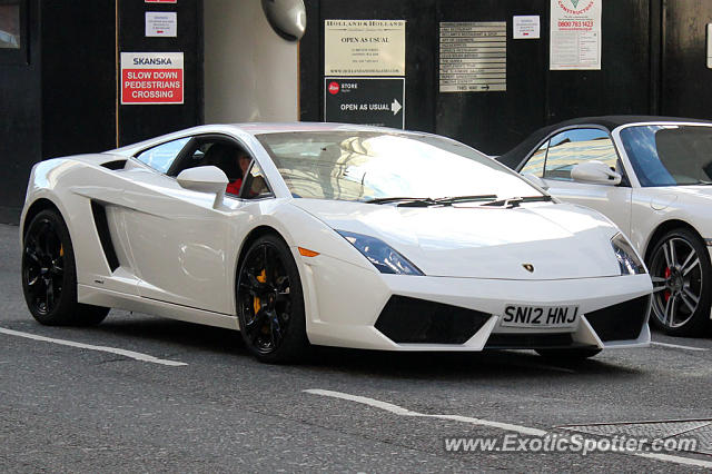 Lamborghini Gallardo spotted in London, United Kingdom