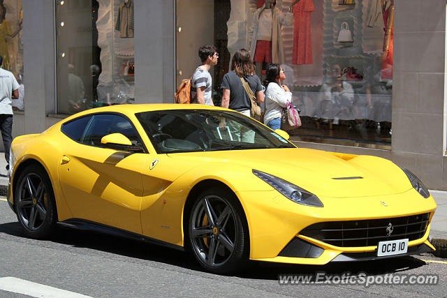 Ferrari F12 spotted in London, United Kingdom