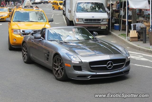 Mercedes SLS AMG spotted in New York City, New York