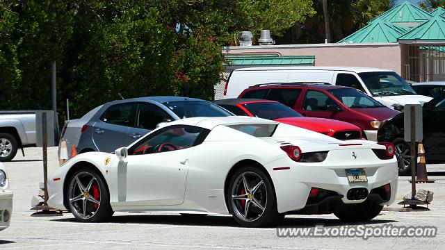 Ferrari 458 Italia spotted in Bal Harbour, Florida