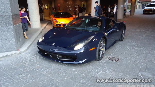 Ferrari 458 Italia spotted in Montreal, Canada