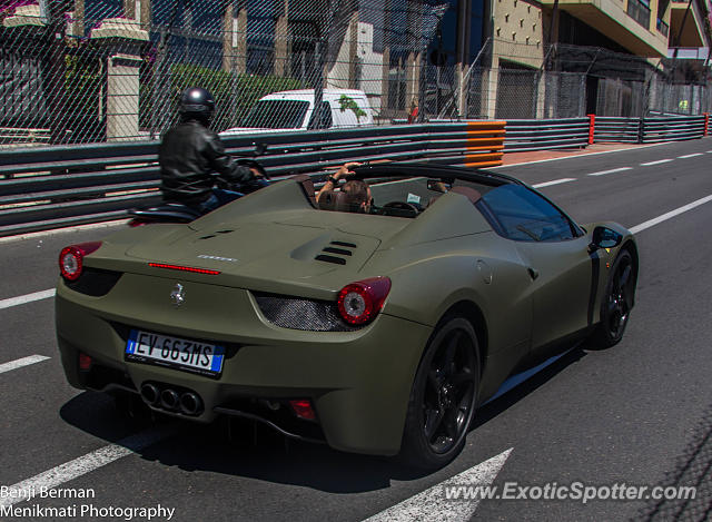 Ferrari 458 Italia spotted in Monte-Carlo, Monaco