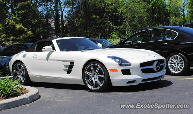 Mercedes SLS AMG spotted in Pittsford, New York