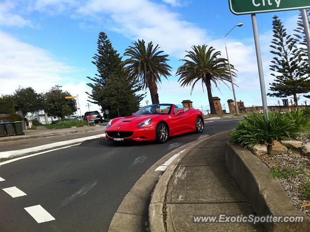 Ferrari California spotted in Sydney, Australia