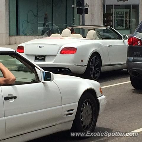 Bentley Continental spotted in Beverly hills, California