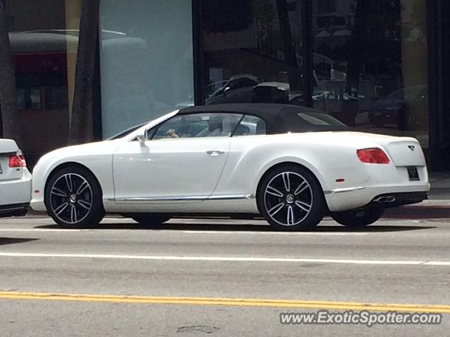 Bentley Continental spotted in Beverly hills, California