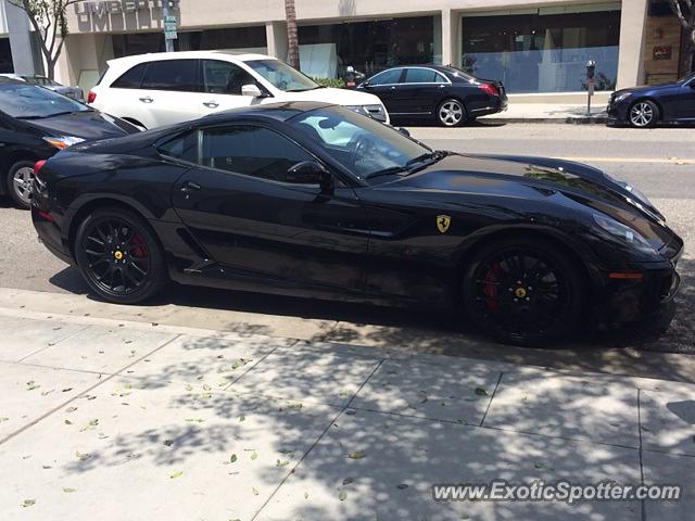 Ferrari 599GTB spotted in Beverly hills, California