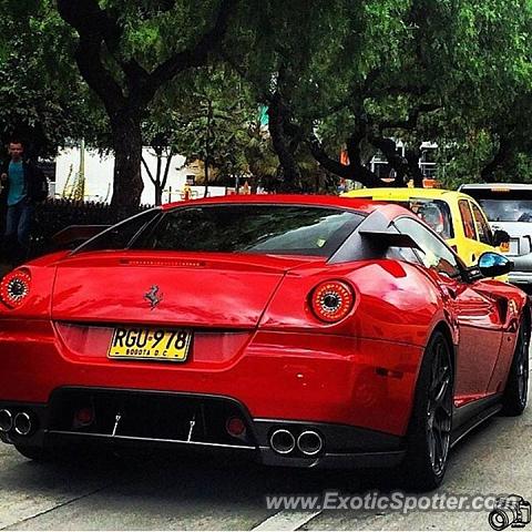 Ferrari 599GTO spotted in Bogota, Colombia