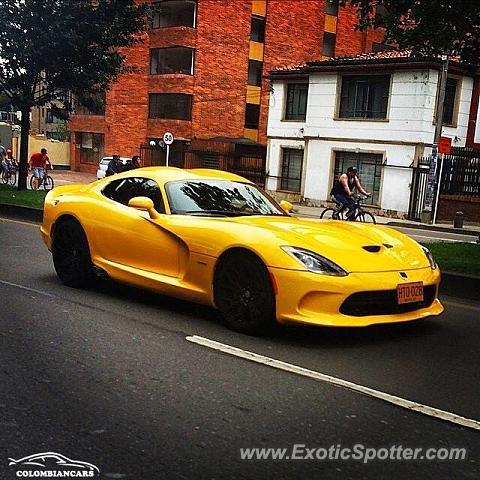 Dodge Viper spotted in Bogota, Colombia