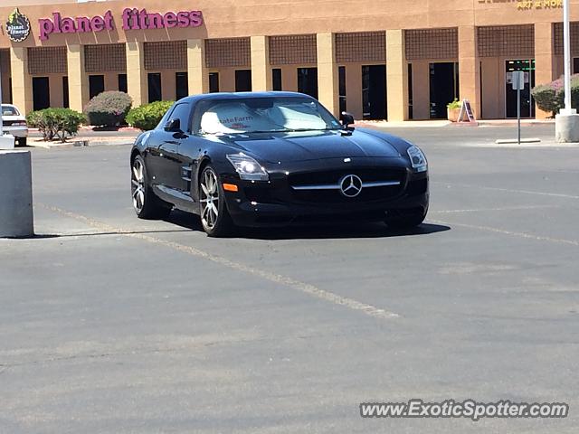Mercedes SLS AMG spotted in Las Vegas, Nevada