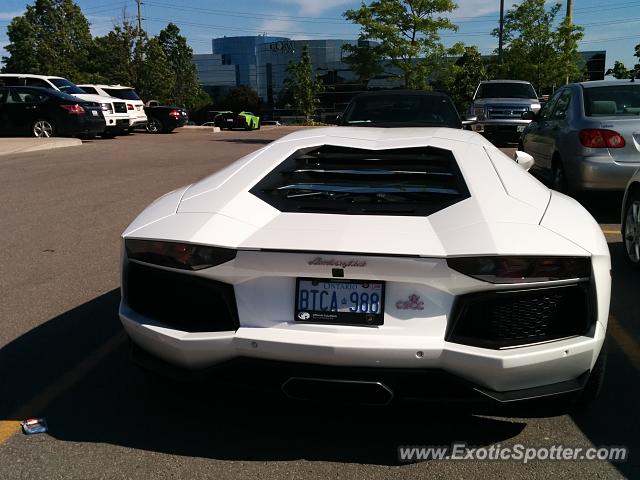 Lamborghini Aventador spotted in Toronto, Canada