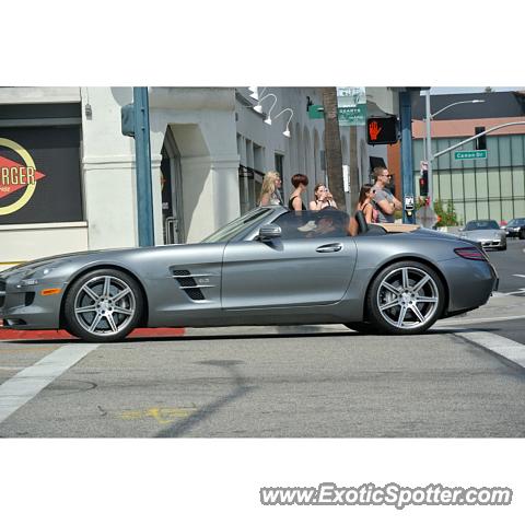 Mercedes SLS AMG spotted in Beverly Hills, California