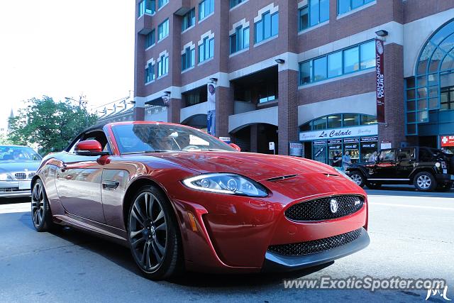 Jaguar XKR-S spotted in Montréal, Canada