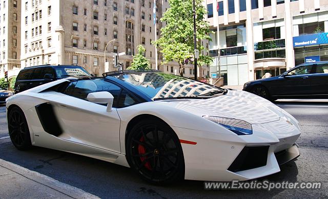 Lamborghini Aventador spotted in Montreal, Canada