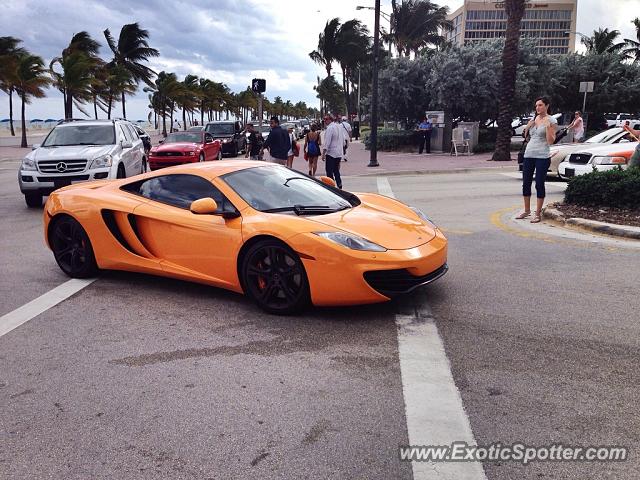 Mclaren MP4-12C spotted in Fort Lauderdale, Florida