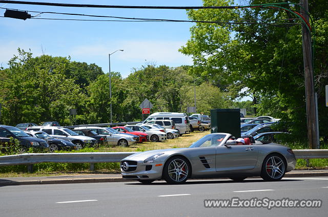 Mercedes SLS AMG spotted in Greenwich, Connecticut