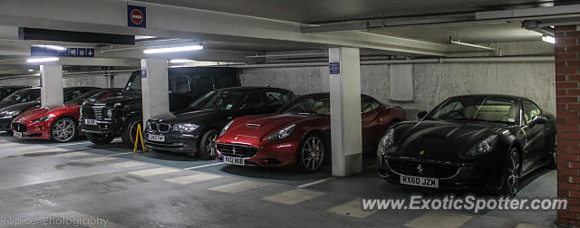 Ferrari California spotted in London, United Kingdom