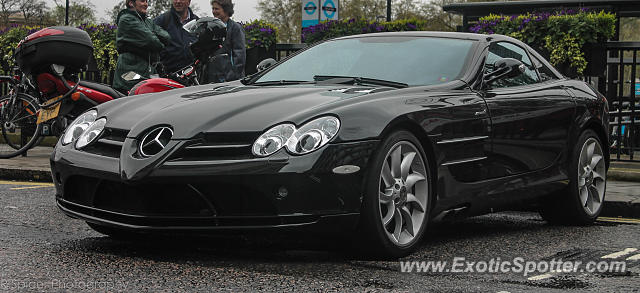 Mercedes SLR spotted in London, United Kingdom