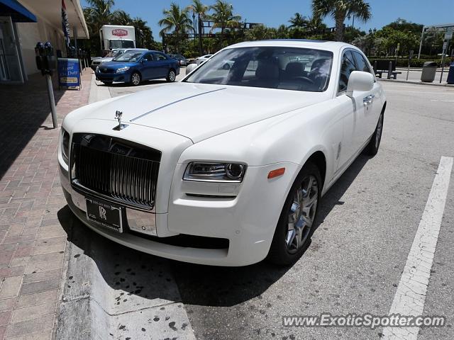 Rolls Royce Ghost spotted in Fort Lauderdale, Florida