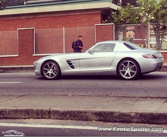 Mercedes SLS AMG spotted in Bogota, Colombia