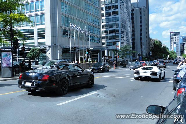 Lamborghini Aventador spotted in Montréal, Canada