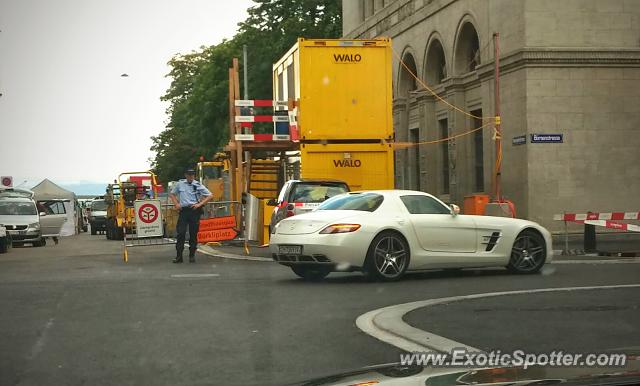 Mercedes SLS AMG spotted in Zürich, Switzerland