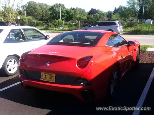 Ferrari California spotted in Hartland, Wisconsin