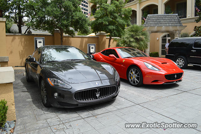 Ferrari California spotted in Dallas, Texas