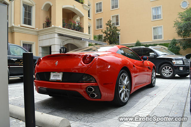 Ferrari California spotted in Dallas, Texas